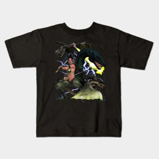 A genuinely sick dragon warrior princess Kids T-Shirt